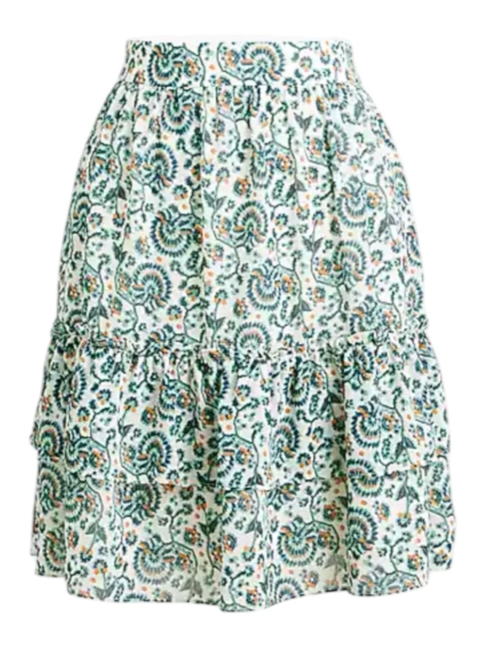 J. Crew Tiered ruffle mini skirt 3X NWT